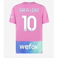 Fotbalové Dres AC Milan Rafael Leao #10 Alternativní 2023-24 Krátký Rukáv
